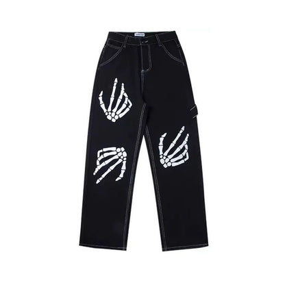 Skeleton Hands Jeans