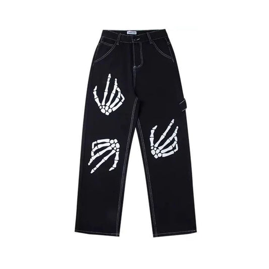 Skeleton Hands Jeans
